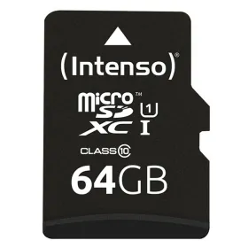 Micro SD Memory Card with Adaptor INTENSO 64 GB
