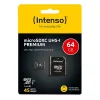 Mikro SD Atmiņas karte ar Adapteri INTENSO 34234 UHS-I XC Premium