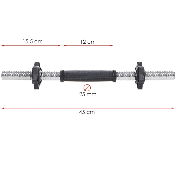 Гриф для фитнеса Springos FA1028 45 см