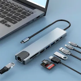 USB-jaotur CoolBox COO-DOCK-C-81 Hall 100 W