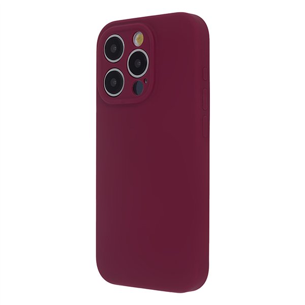 Soft Touch Mag Case for iPhone 15 6,1&quot burgundy
