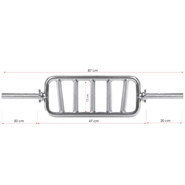 Fitness-painotanko Springos FA1053 87 cm 25 mm