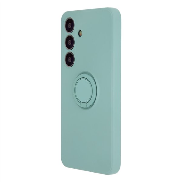 Samsung Galaxy A14 4G / A14 5G dėklas su piršto formos žiedu, šviesiai žalias
