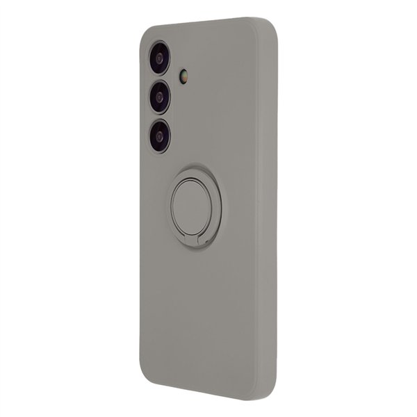 Piršto žiedo dėklas, skirtas „Samsung Galaxy S23 Ultra“, šviesiai pilkas