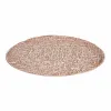 Table Mat Kinvara Pink Plastic Ø 38 cm (12 Units)
