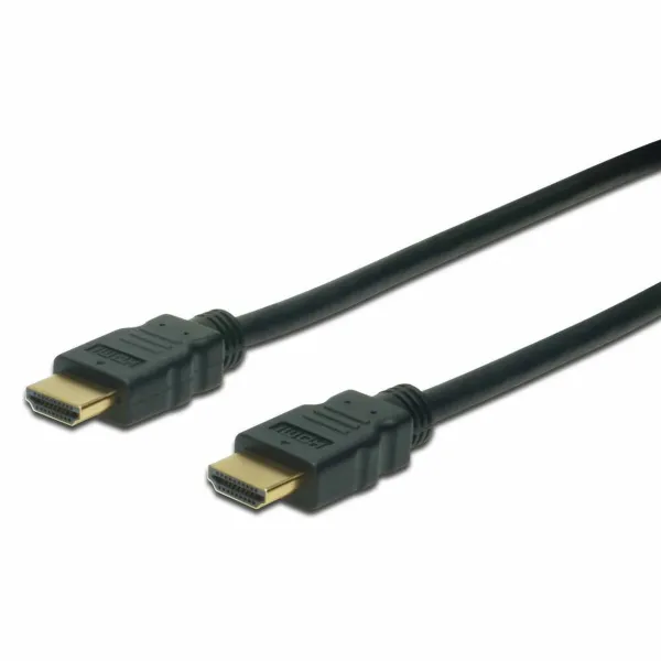 HDMI Kabelis Digitus AK-330107-010-S Melns 1 m