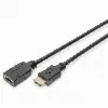 HDMI kabelis Digitus by Assmann AK-330201-050-S Juoda 5 m