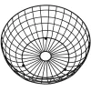 Корзина для фруктов, металлическая корзина Springos KI0146 28x11 см