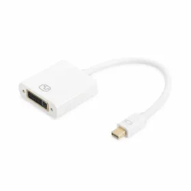 Mini DisplayPort uz DVI Adapters Digitus AK-340406-001-W Balts Melns