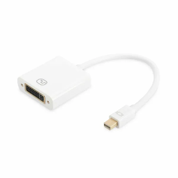Mini DisplayPort -DVI Adapteri Digitus AK-340406-001-W Valkoinen Musta