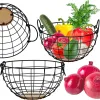 Корзина для фруктов, металлическая корзина Springos KI0147 28x15 см
