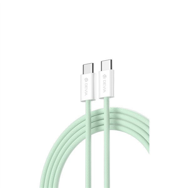 Devia cable Smart EC325 PD USB-C - USB-C 1,0 m 60W 3A green