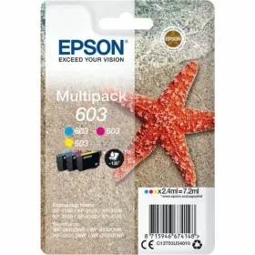 Alkunperäinen mustepatruuna Epson 603 Cyanin sininen/Magentan punainen/Keltainen