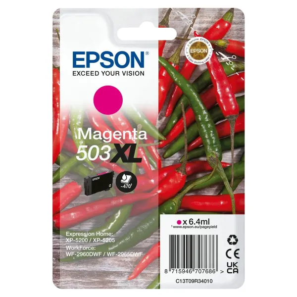 Originali rašalo kasetė Epson C13T09R34020 Juoda Rožinė