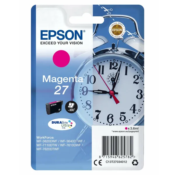 Originali rašalo kasetė Epson C13T27034022 Rožinė