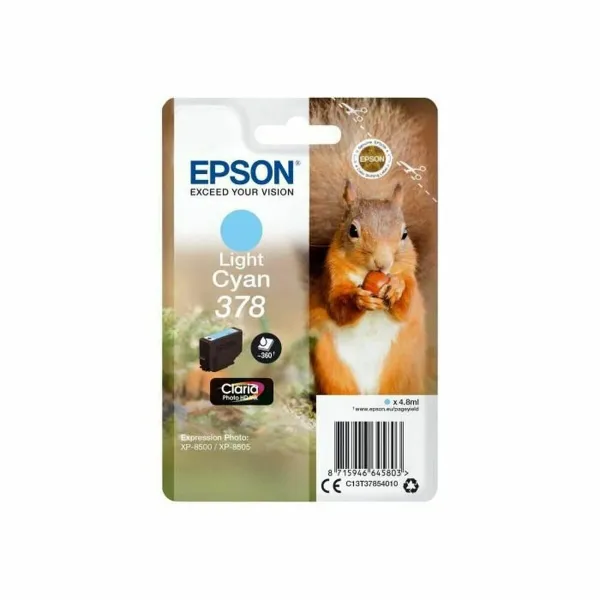Originali rašalo kasetė Epson C13T37854010 Ciano
