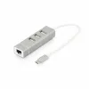 USB Centrmezgls Digitus Pelēks Sudrabains Alumīnijs
