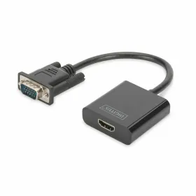 Адаптер HDMI—VGA Digitus DA-70473 Чёрный