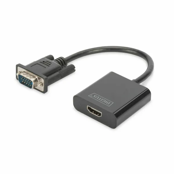HDMI uz VGA Adapteris Digitus DA-70473 Melns