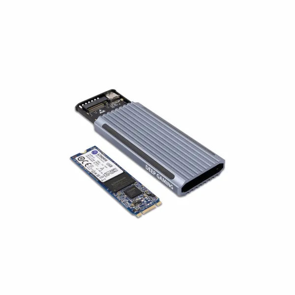 Cietā diska korpuss CoolBox DG-MCM-NVME1 Sudrabains