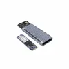Cietā diska korpuss CoolBox DG-MCM-NVME1 Sudrabains