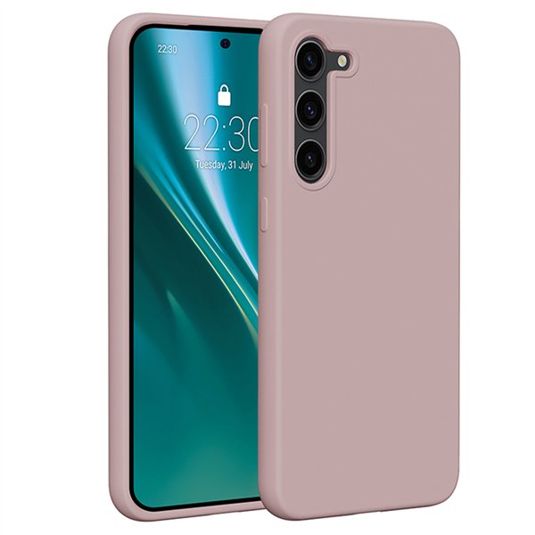 Etteri Silicone case for Samsung Galaxy S23 Plus light pink