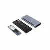 Cietā diska korpuss CoolBox DG-MCM-NVME1 Sudrabains