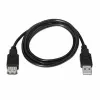 Ilginamasis laidas TooQ FS20200M-B 1,8 m USB Juoda 1,8 m