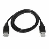 Ilginamasis laidas TooQ FS20200M-B 1,8 m USB Juoda 1,8 m