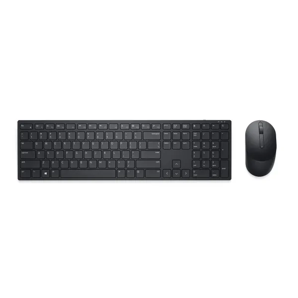 Klaviatūra ir pelė Dell KM5221WBKB-SPN Juoda Ispaniška Qwerty