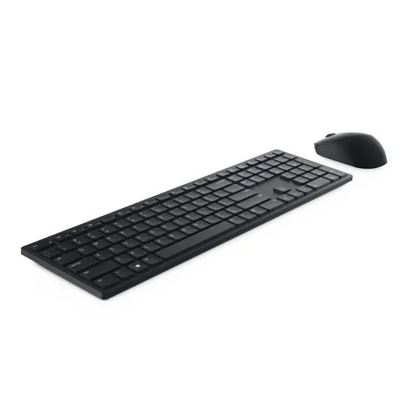 Klaviatūra ir pelė Dell KM5221WBKB-SPN Juoda Ispaniška Qwerty