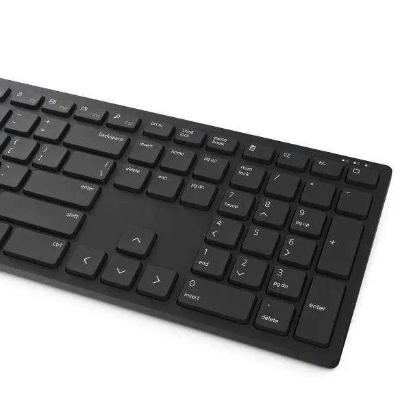 Klaviatūra ir pelė Dell KM5221WBKB-SPN Juoda Ispaniška Qwerty