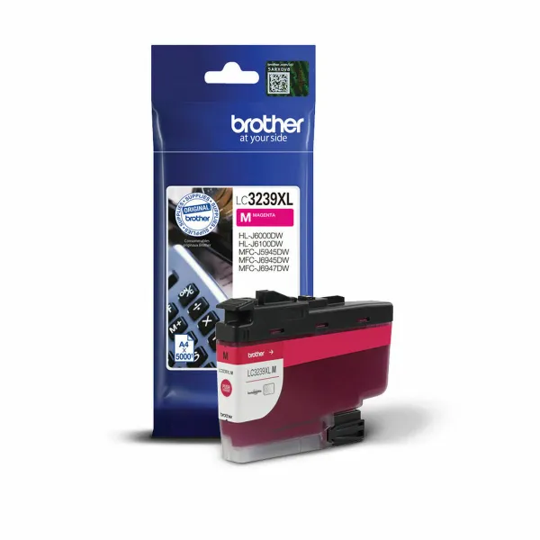 Alkunperäinen mustepatruuna Brother LC3239XLM Magenta