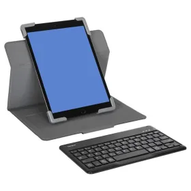 Bluetooth Klaviatuur, millel on Tahvelarvuti Tugi Targus PRO-TEK 9"-10,5" Must Hispaaniakeelne Qwerty