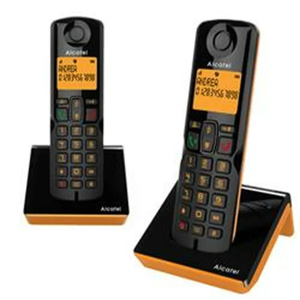 Fiksuotojo ryšio telefonas Alcatel ATL1425413 Juoda Oranžinė
