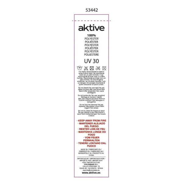 Vējjaka Aktive 200 x 84 x 2 cm