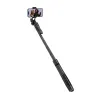 Crong SelfieGo Ultra – Aluminum Bluetooth Selfie Stick Tripod (Black)