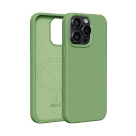 Чехол Etteri Silicone Mag для iPhone 15 Pro Max 6,7" светло-зелёный