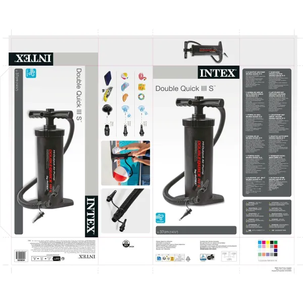 Õhupump Intex Double Quick IIIS (3 Ühikut)