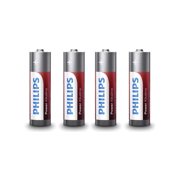 Baterijas PHILIPS AA 4 gab. Power Alkaline | Pirkt tiešsaistē — Megaluks