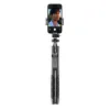 Crong SelfieGo Ultra – Aluminum Bluetooth Selfie Stick Tripod (Black)