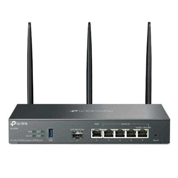 Router TP-Link ER706W White Black USB RJ45 Ethernet LAN USB 3.2