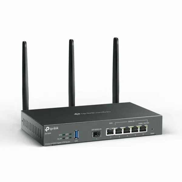 Router TP-Link ER706W White Black USB RJ45 Ethernet LAN USB 3.2