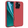 Etteri Silicone case for iPhone 16 Pro 6,3&quot raspberry