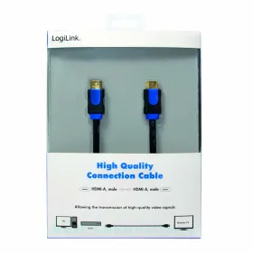 HDMI Kaabel LogiLink Sinine Must Sinine/Must 15 m