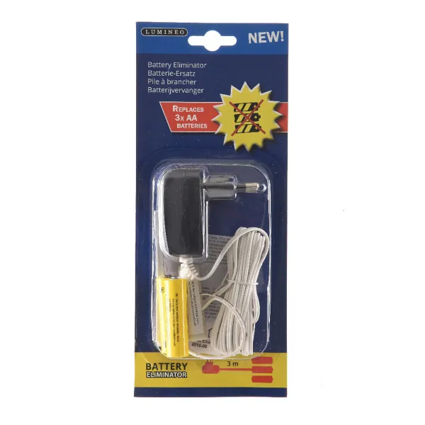 Akumuliatoriaus šalinimo priemonė Lumineo 220-240 V AA Vidiniai 4,5 V 3 x AA (3 vnt.)