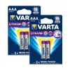 Baterijas Varta Ultra Lithium (4 Daudzums)