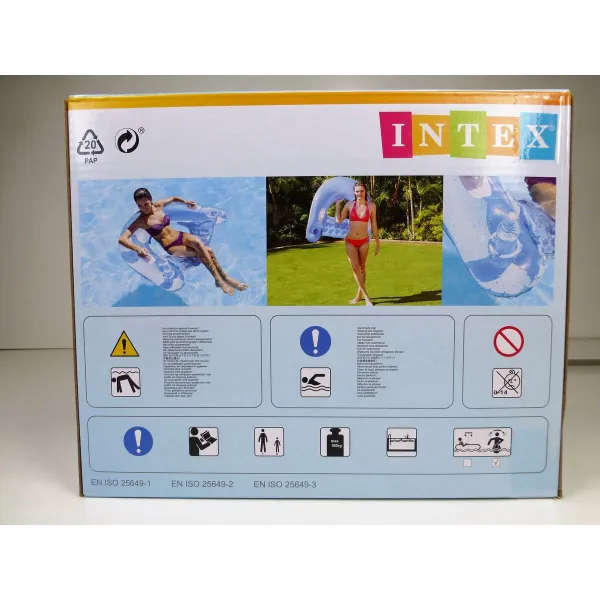 Inflatable Chair for Pool Intex Sit N'Float 152 x 28 x 99 cm