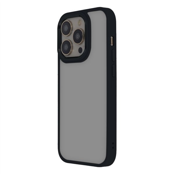 Satin Elegant Matt iPhone 16 Pro cover black