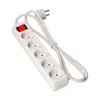 Strāvas virtene - 5 ligzdas ar Slēdzi EDM 41011 Schuko (1,5 m)